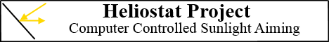 Heliostat Project
