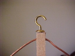Hook for hanging the Shortwave Loop Antenna
