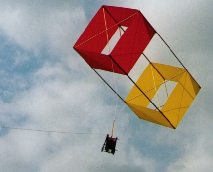 KAP Camera attached to a Box Kite