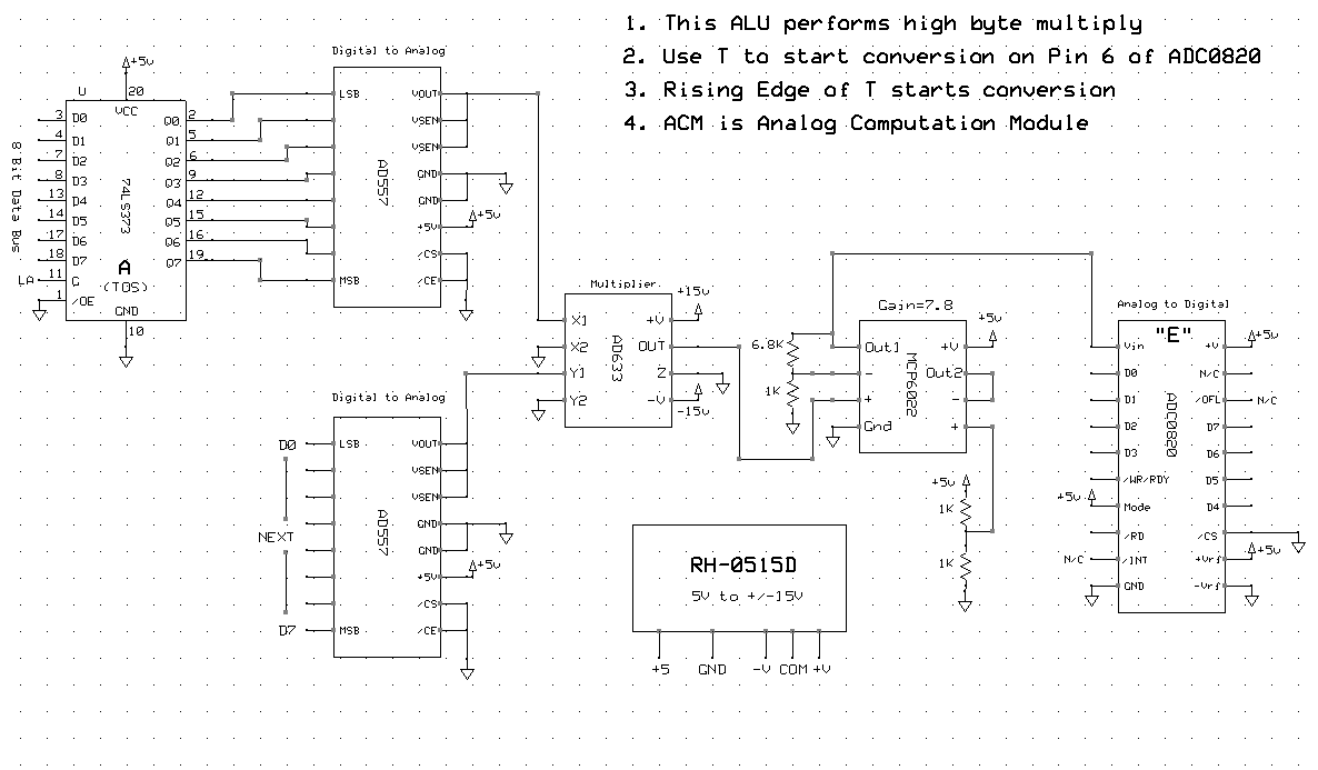 Circuit Schematic of ACM