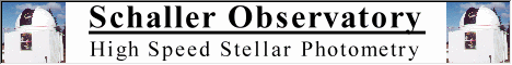 Schaller Observatory: High Speed Stellar Photometry