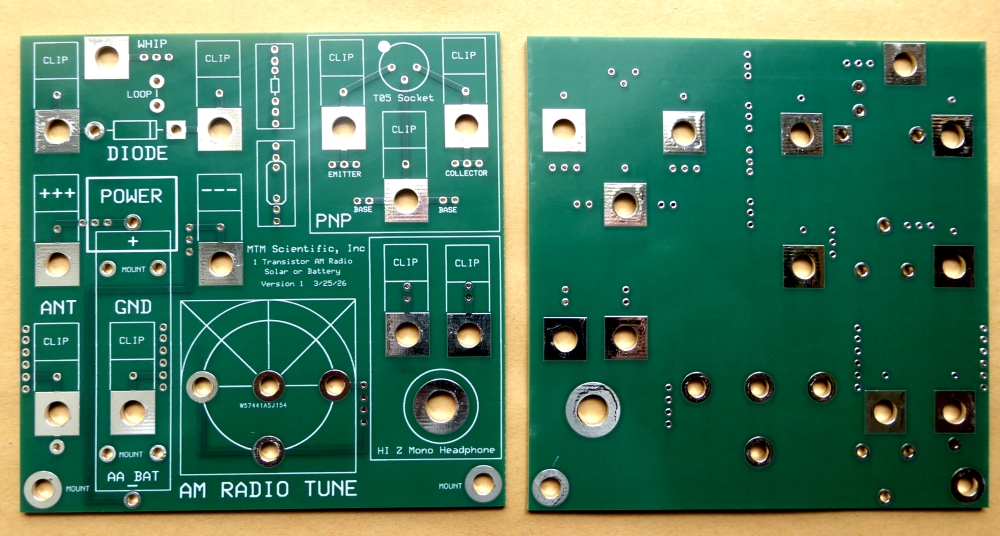 Front and Back of Printed Circuit
              Boards