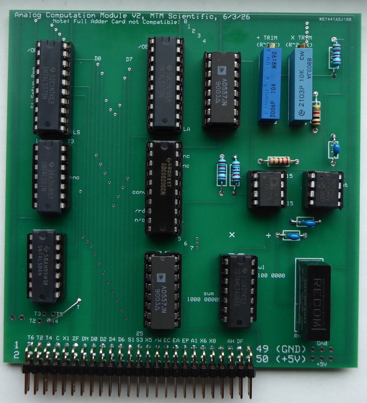 ACM with Multiplication and Addition Capability